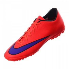 Nike Mercurial Victory V Tf M 651646-650 fotbollsskor röd röd