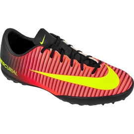 Nike Mercurial Vapor Xi Tf Jr 831949-870 fotbollssko röd flerfärgad