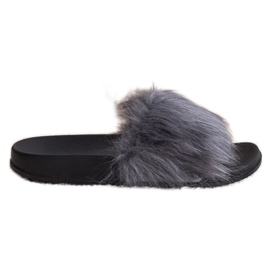 SHELOVET Snygga tofflor grå