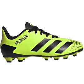 Adidas Predator 20.4 FxG Junior fotbollsskor grön-svart EH3037