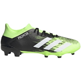 Adidas Predator 20.3 L Fg gröna och svarta fotbollsskor EH2922
