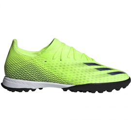 Adidas X Ghosted.3 Tf M EG8202 fotbollsskor flerfärgad grön