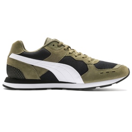 Herrskor Puma Vista khaki svart 369365 08 kaki