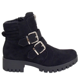 Svarta XJ-30 svarta stövlar på skyddet