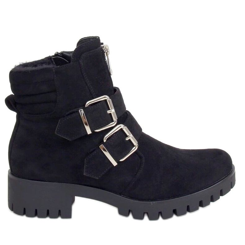 Svarta XJ-30 svarta stövlar på skyddet