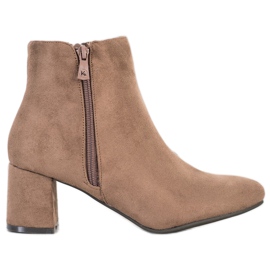 Kylie Casual Beige Booties