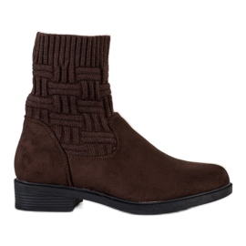 SHELOVET Slip-on mocka stövlar brun