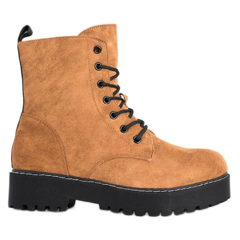 SHELOVET Mocka Trappers På Plattformen brun