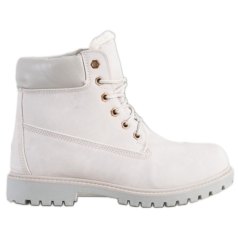 SHELOVET Varma vandringsskor med ekoläder grå