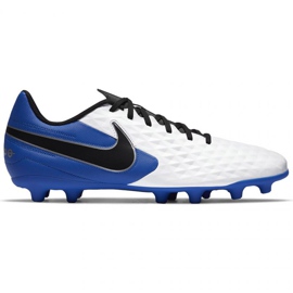 Nike Tiempo Legend 8 Club FG / MG M AT6107-104 fotbollsskor , vit blå