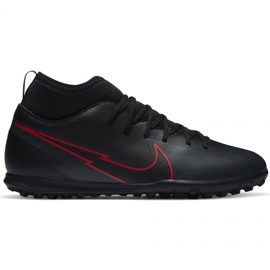 Nike Mercurial Superfly 7 Club Tf Jr AT8156-060 fotbollsskor lila, svart