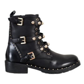 Bella Paris Arbetare med gyllene ornament svart