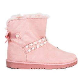 Queentina Rosa Mukluki med pärlor