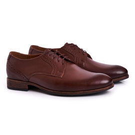 Bednarek Polish Shoes Läder loafers för män med ljus sula Bednarek mörkbrun