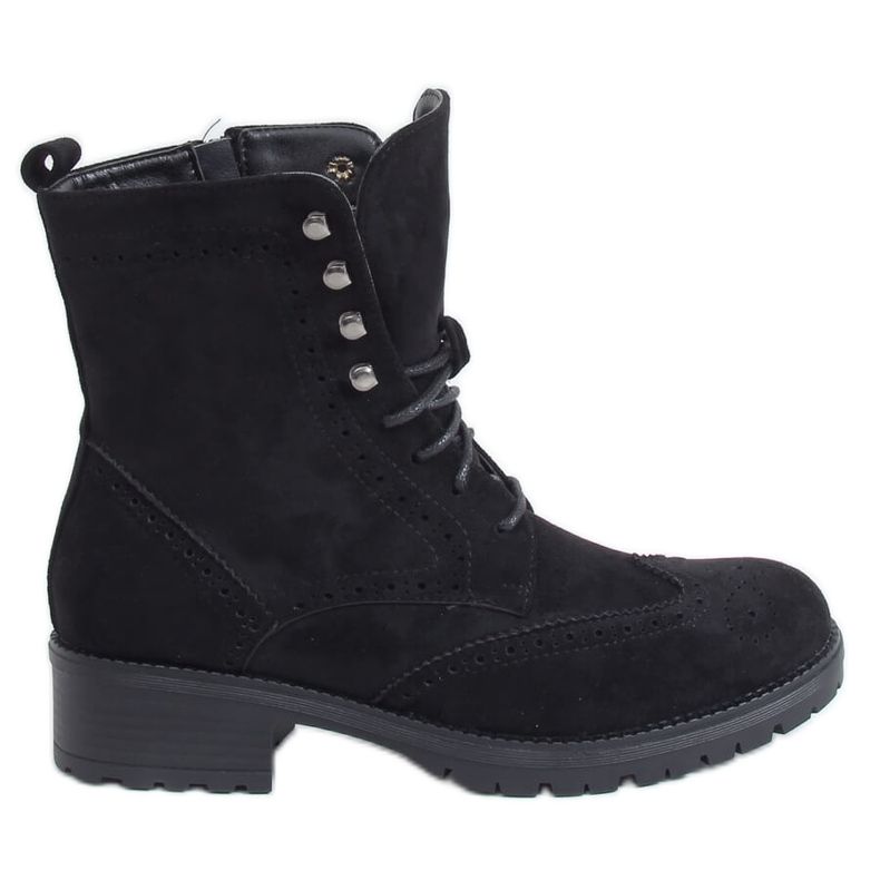 FR215 Svart mocka svart arbetare