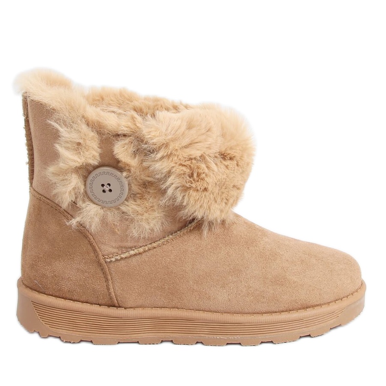 Snöskor med kamelknapp 258 Camel beige