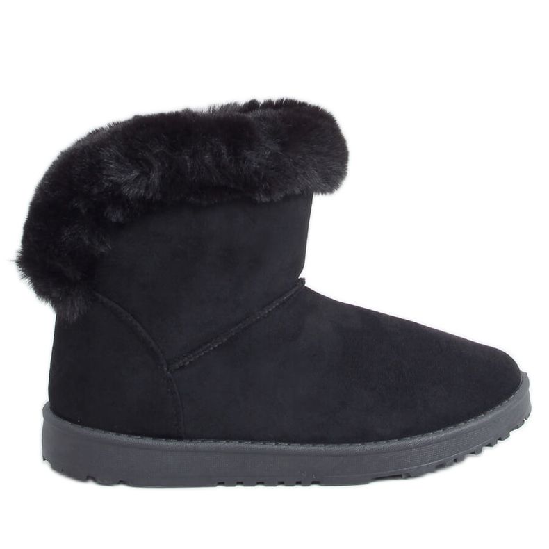 Svarta damstövlar D01901-1 Svart