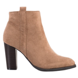 Seastar Suede Booties På En Bar brun