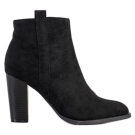 Seastar Suede Booties På En Bar svart