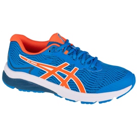 Asics GT-1000 8 Gs Jr 1014A068-400 vit blå orange