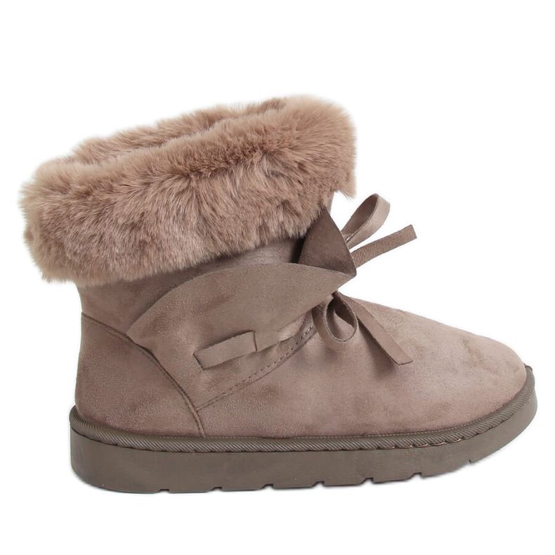 Beige snöskor för kvinnor A974 Khaki