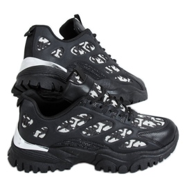 Svarta kvinnors sportskor VL123 Svart