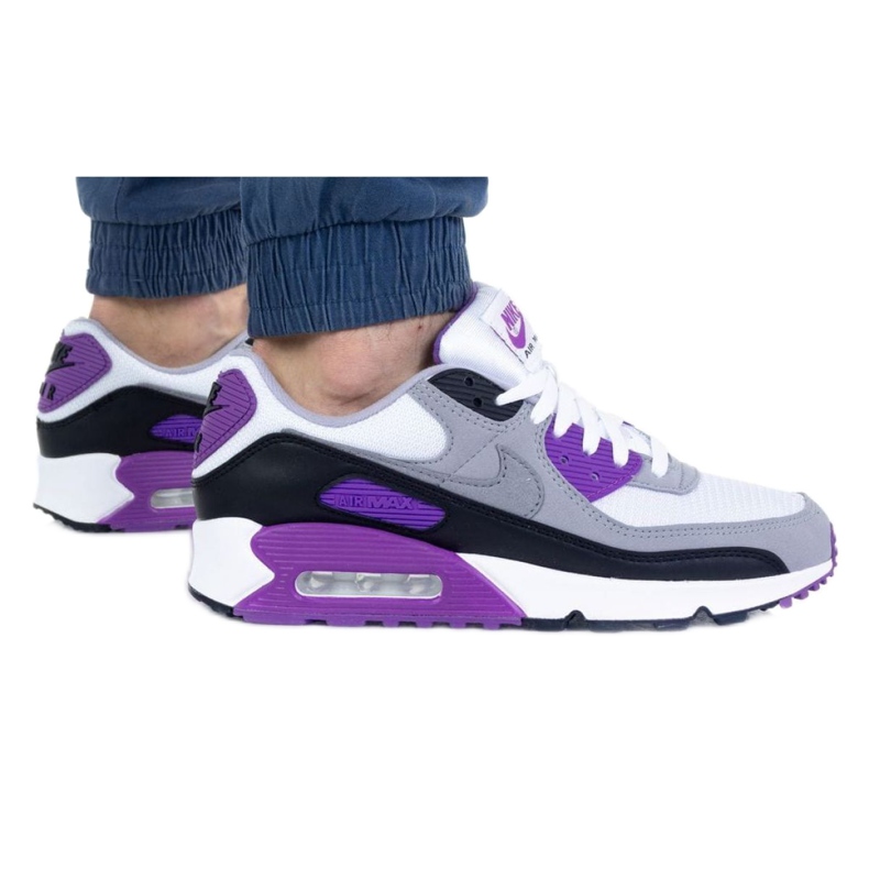Nike Air Max 90 M CD0881-104 vit svart violett grå