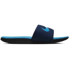 Nike Kawa Slide marinblå-blå 819352402 barn tofflor