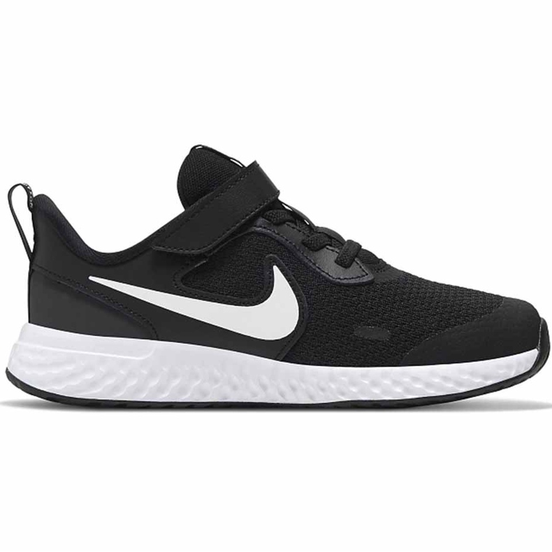 Nike Revolution 5 svarta och vita barnskor BQ5672 003