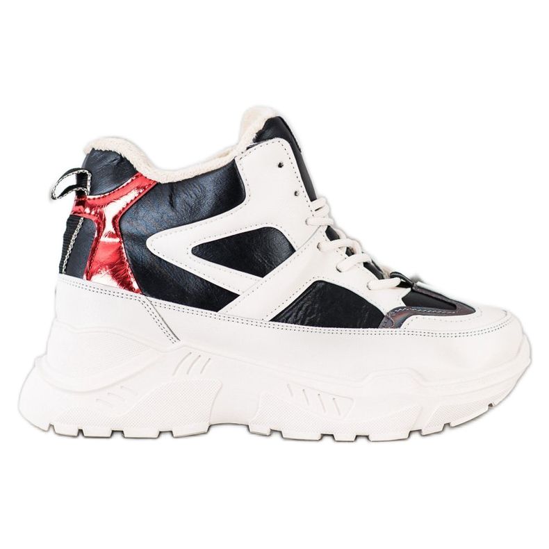 Seastar Sportmode stövlar vit svart röd