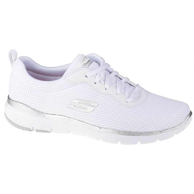 Skechers Flex Appeal 3.0 W 13070-WSL vit silver-