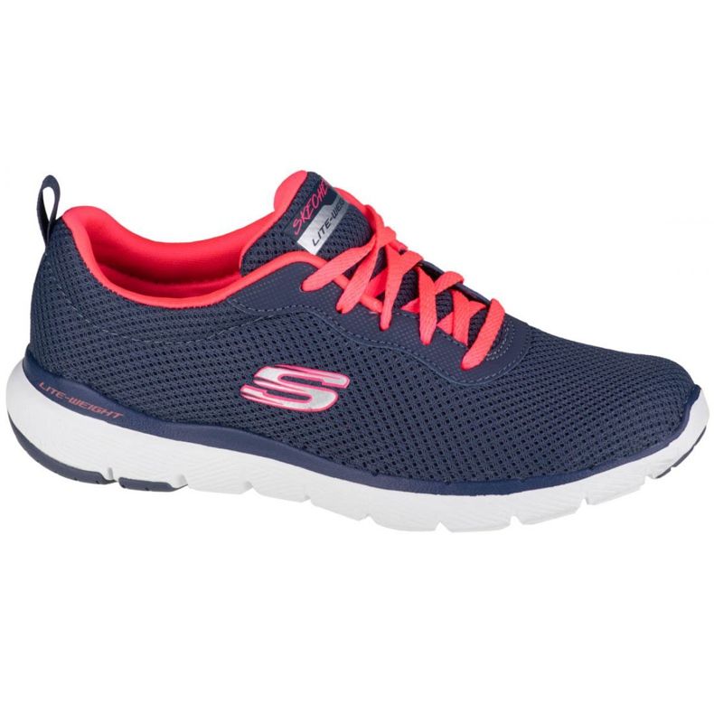 Skechers Flex Appeal 3.0 W 13070-SLTP-skor röd marinblå
