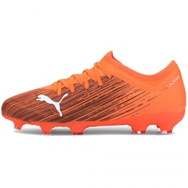 Puma Ultra 3.1 Fg Ag Jr 106098 01 fotbollsskor flerfärgad, orange apelsiner och röda