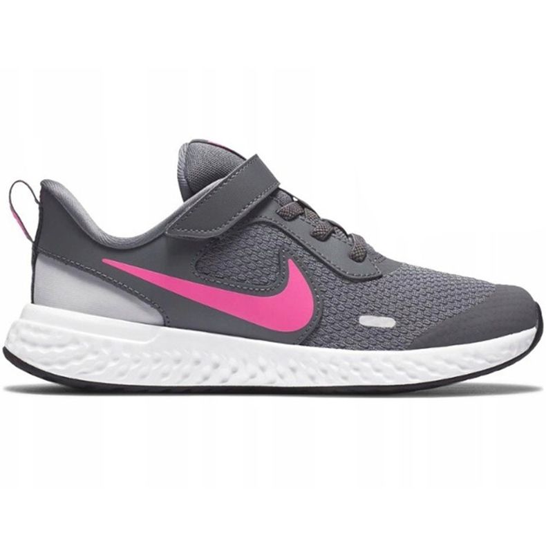 Nike Revolution 5 barnskor grå-rosa BQ5672 015