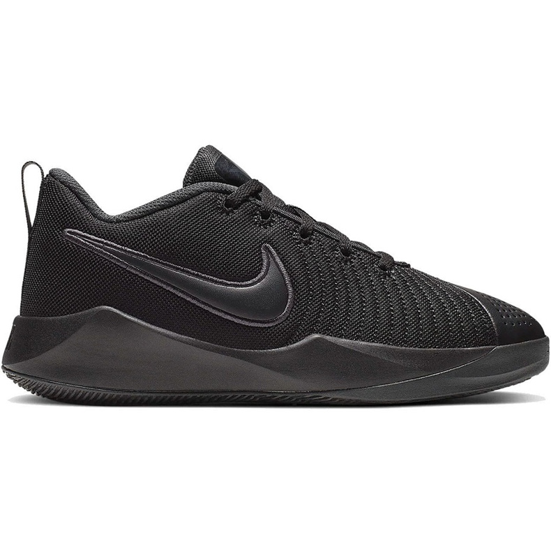Nike Team Hustle Quick 2 svarta skor för barn AT5298 001