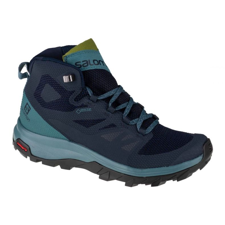 Salomon Outline Mid Gtx W 404846 marinblå