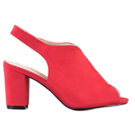 Goodin Byggda sandaler röd