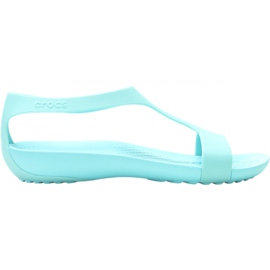 Crocs damsandaler Serena Sandal W mint 205469 40M grön