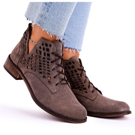Nicole Kvinnor Openwork Suede Brown Susannah stövlar brun