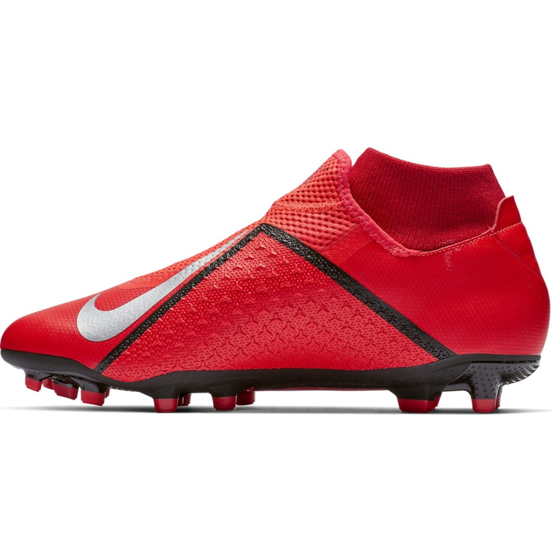 Nike Phantom Vsn Academy Df FG / MG AO3258 600 fotbollssko röd röd