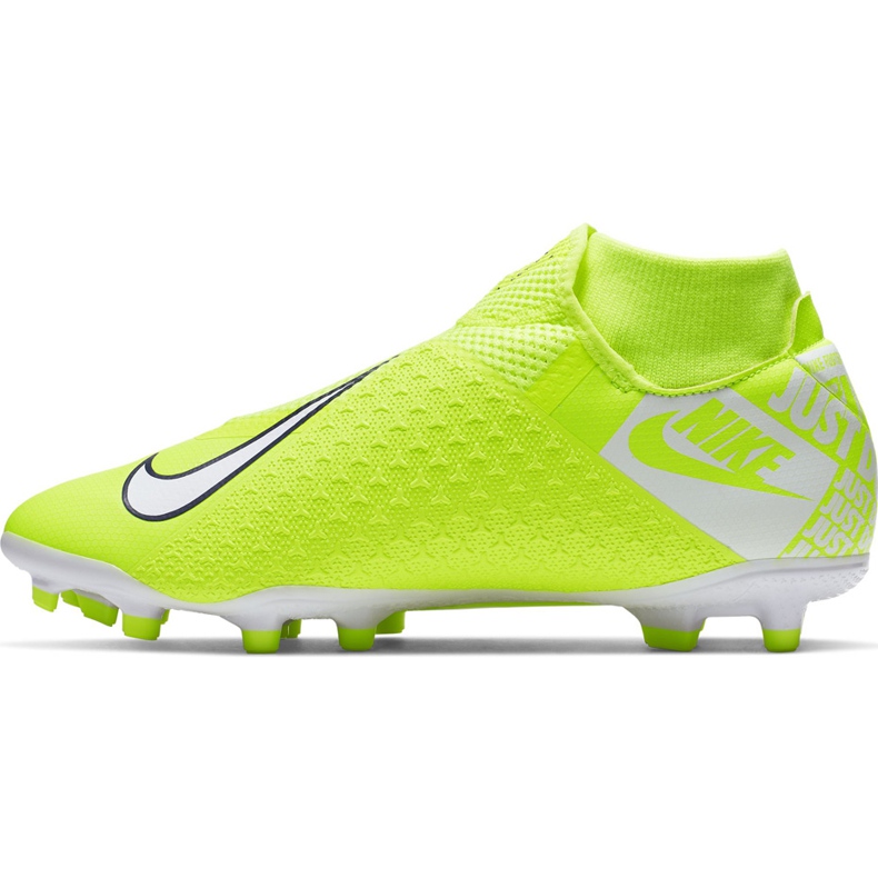 Nike Phantom Vsn Academy Df FG / MG AO3258 717 fotbollsskor rosa gul