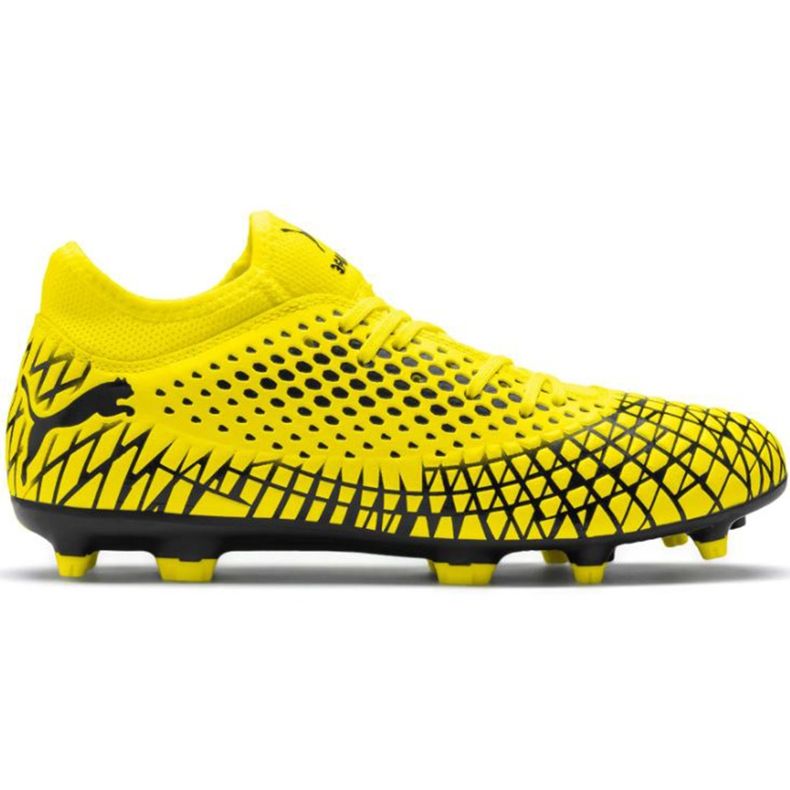 Fotbollsskor Puma Future 4.4 Fg Ag gul-svart 105613 03