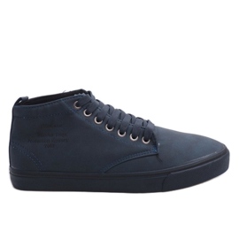 Snygga High-top Sneakers Y007 Marinblå