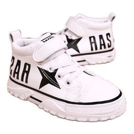 Apawwa Barnhöga sneakers med kardborrevit Sparky