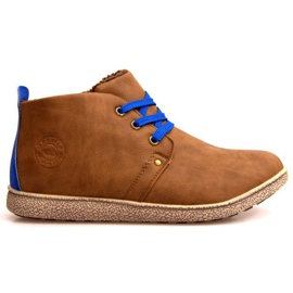 Högisolerade sneakers 3021 Camel brun