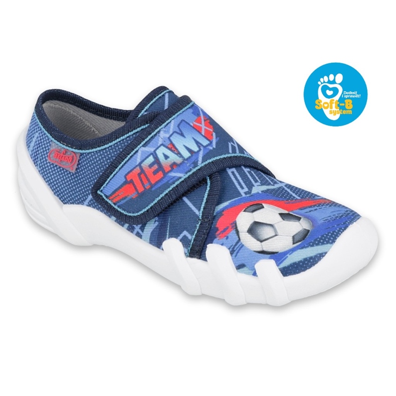 Befado Children's Slippers With Football Application 273x318 blå
