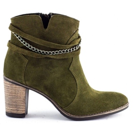 Olivier Stövlar med kedja Megi grön