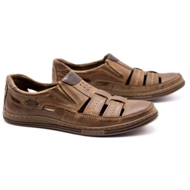 Polbut Herr genombrutna skor 06 för sommarbrun