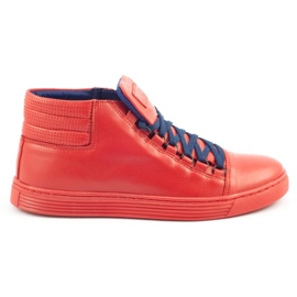 KENT 304 herr fritidsskor röda