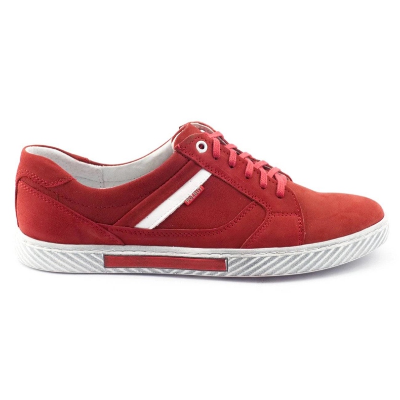 Polbut J47 röda herrskor